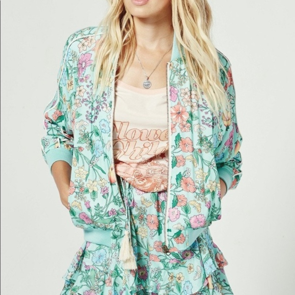 Spell & the Gypsy Sayulita Bomber Jacket Size M